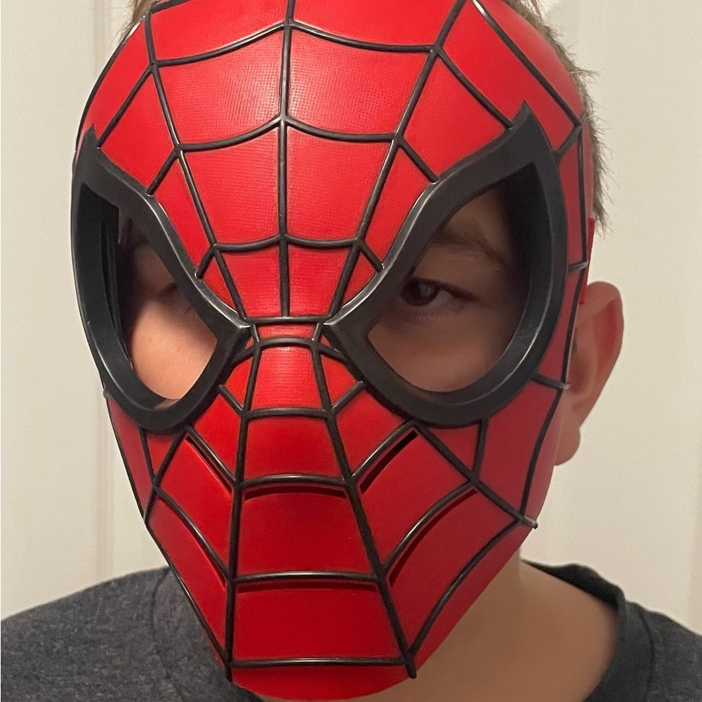 Hasbro High Quality Red & Black Spider-Man Mask